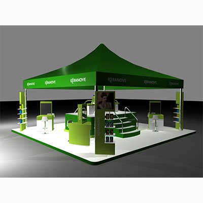 diseño de perspectiva para carpa