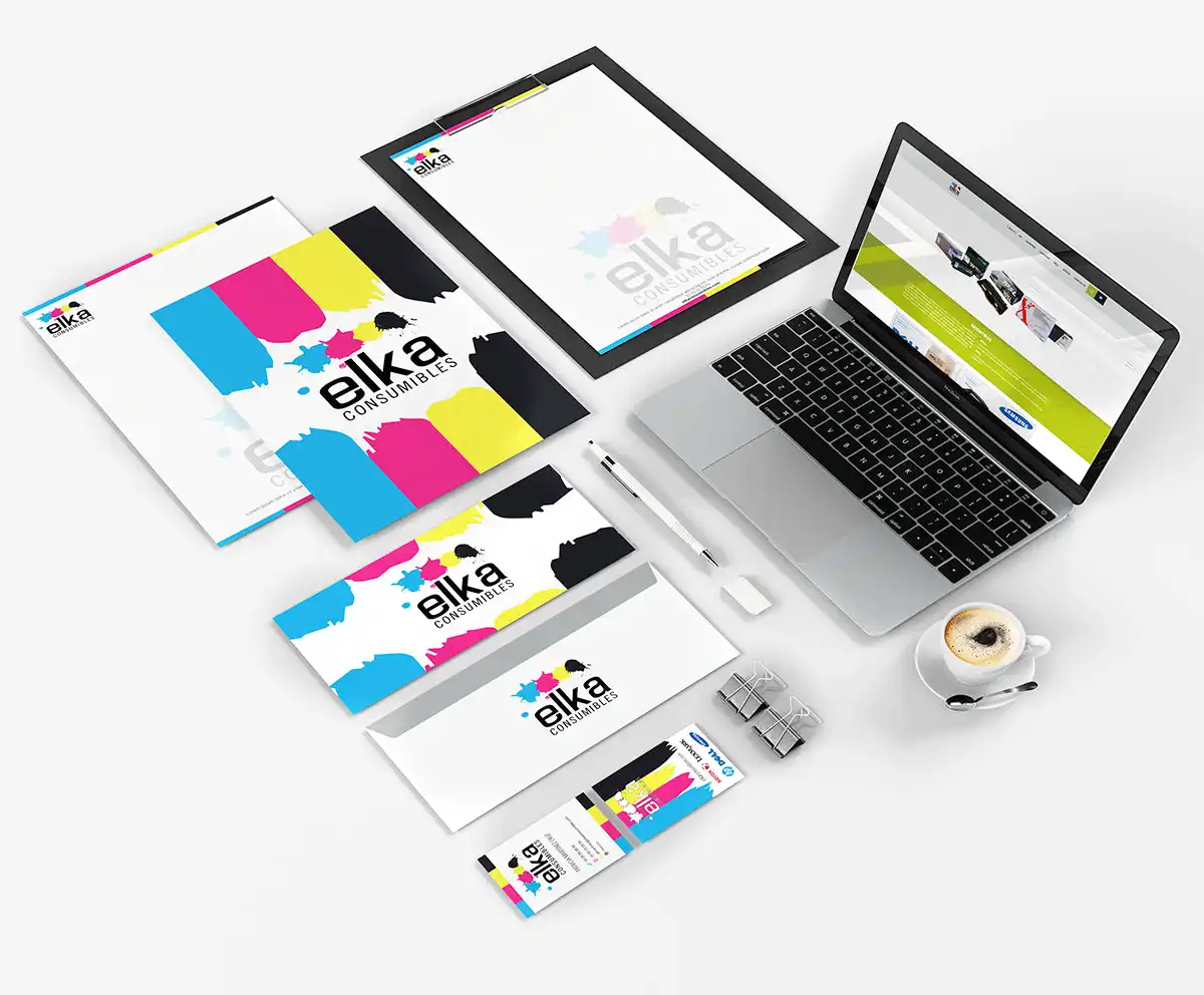 Ejemplo de una implementación de imagen corporativa