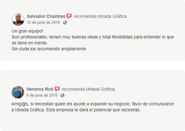 Opiniones de nuestros clientes